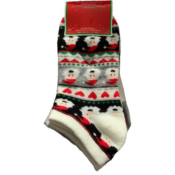 NWT HALLMARK Women's 10-pack Low Cut Ankle Novelty Christmas/Holiday Socks - Picture 5 of 6